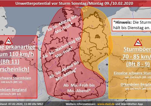 Unwetter 20200209 20200210