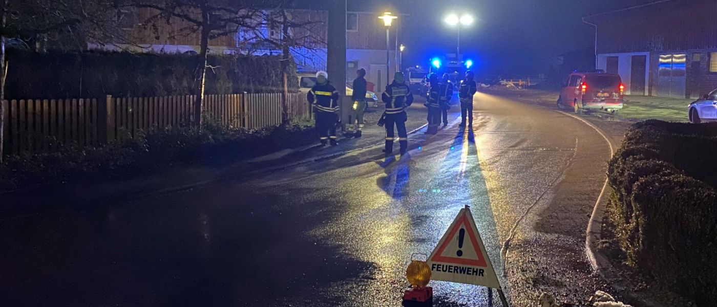 Kleinbrand - Sicherungsmaßnahmen an Strommasten