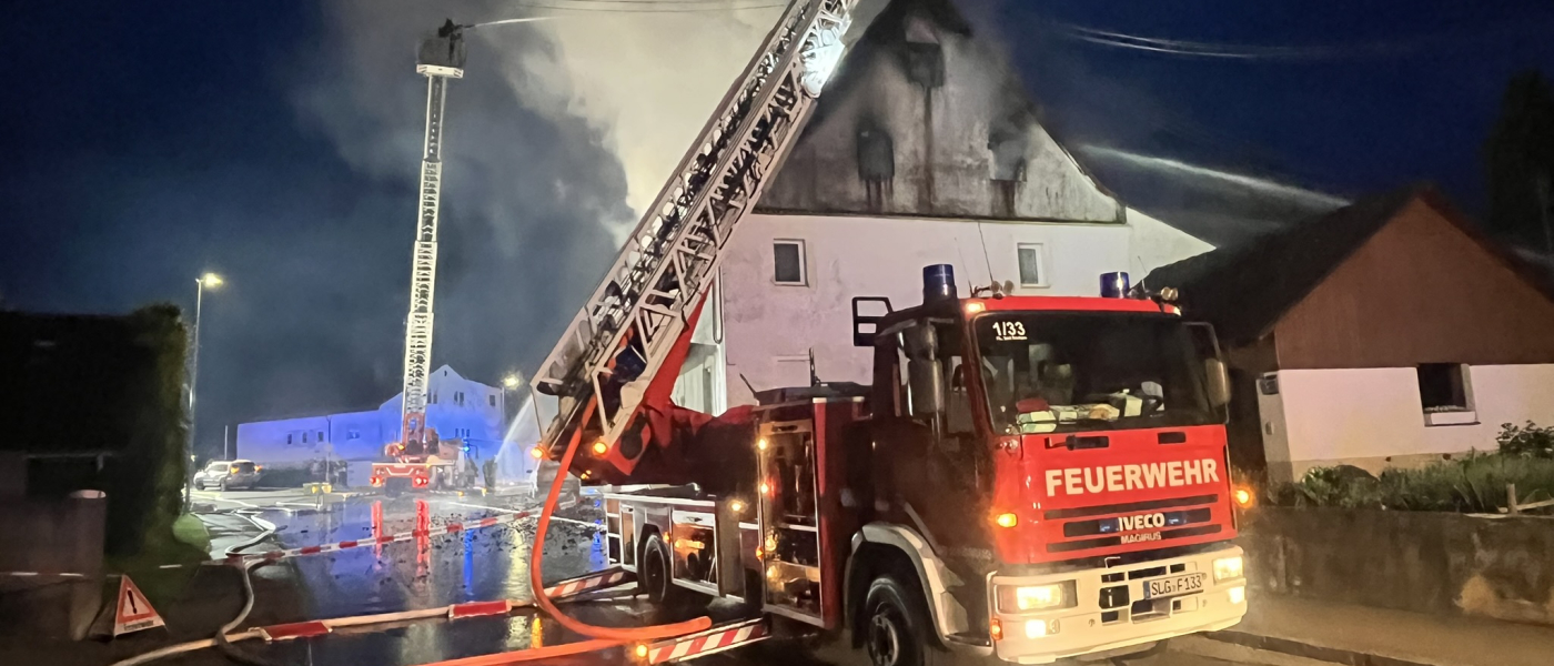 B4 - Überlandhilfe Wohnhausbrand
