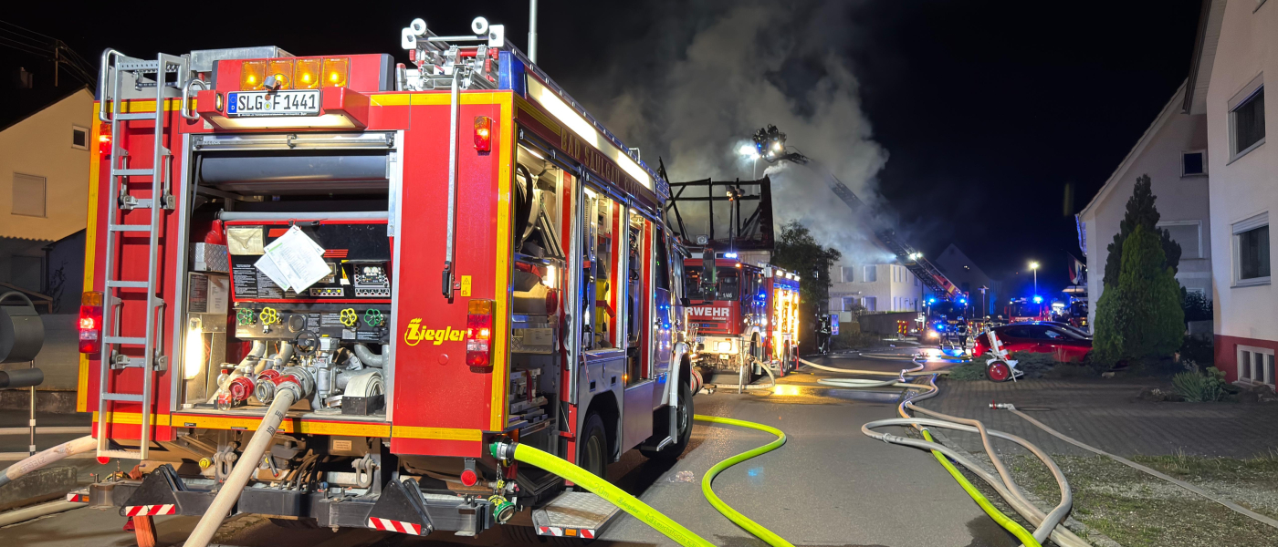 B4 - Gebäudebrand Überlandhilfe