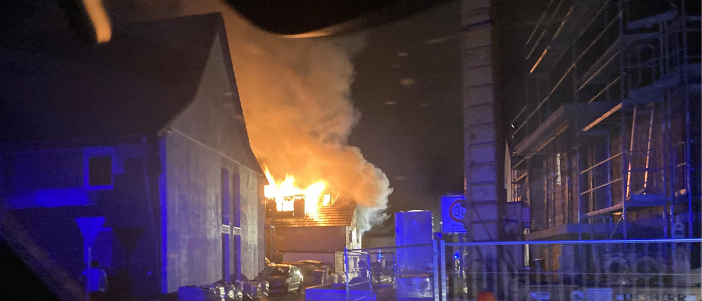 B3 - Überlandhilfe Gebäudebrand