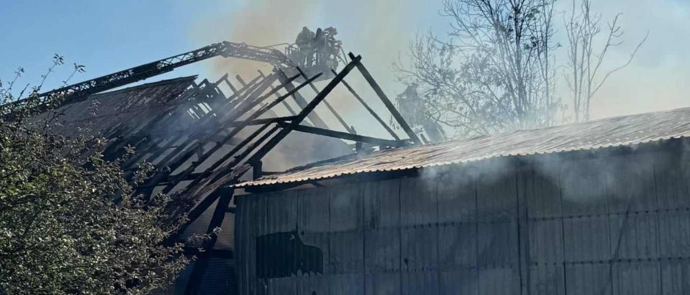 B5 - Überlandhilfe Vollbrand eines Ökonomiegebäudes