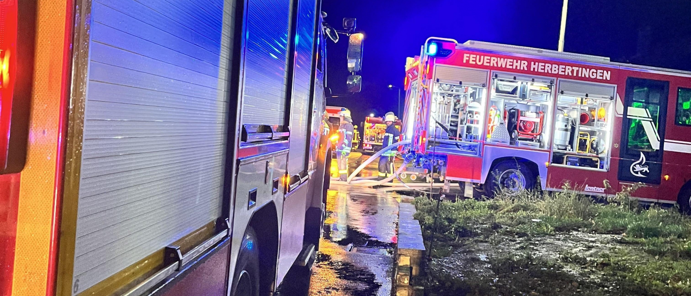 B3 - Überlandhilfe Garagenbrand