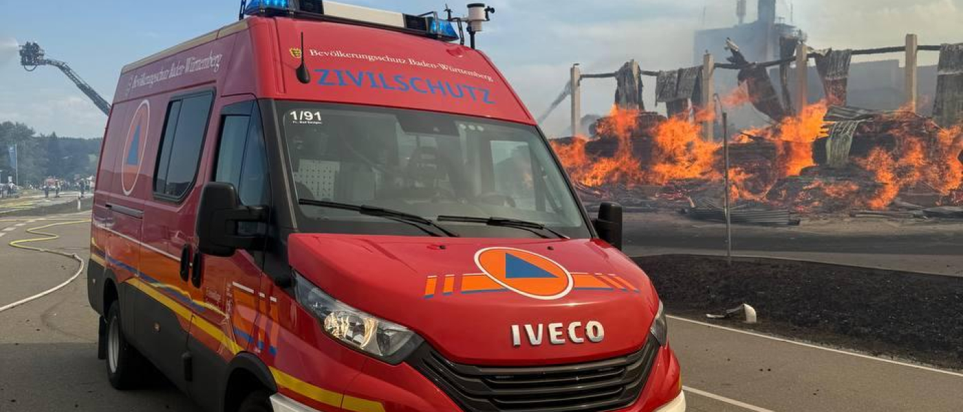 Z CBRN Erkunder - Überlandhilfe Großbrand