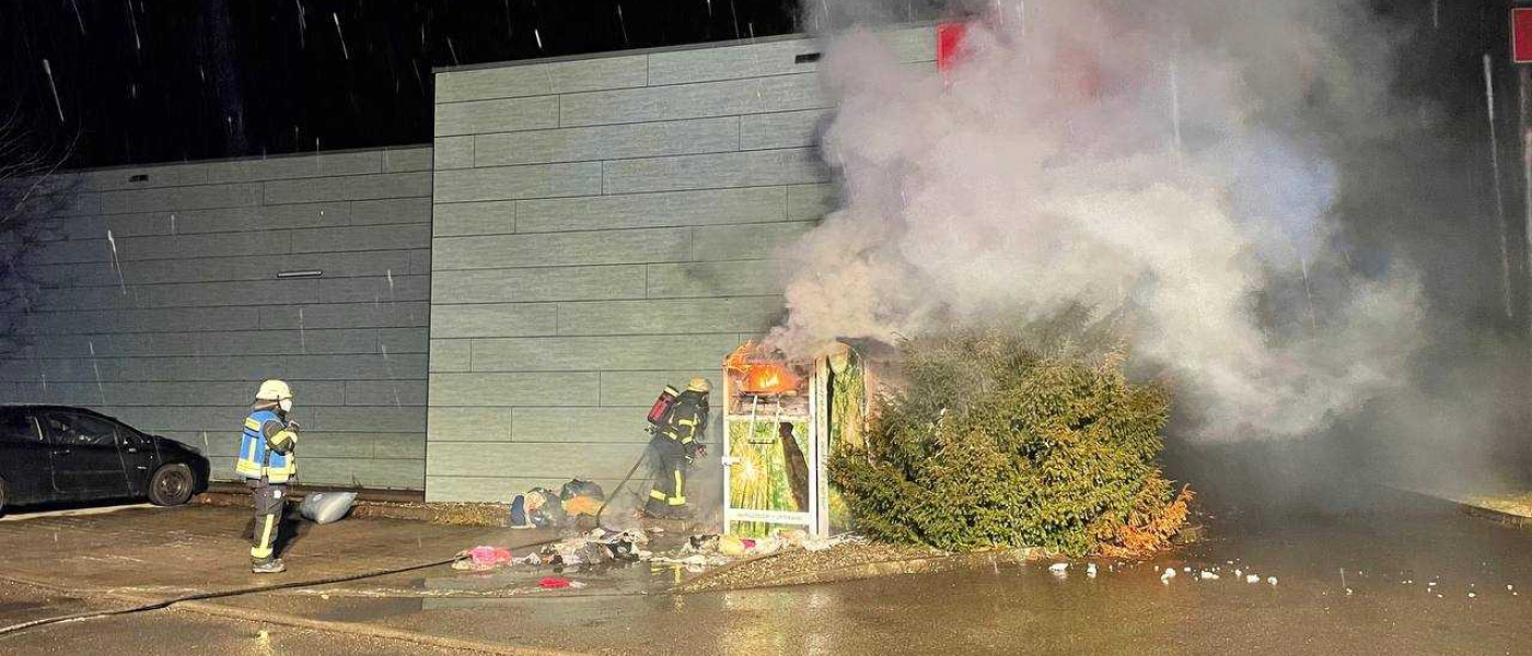 B3 - Brand im Freien