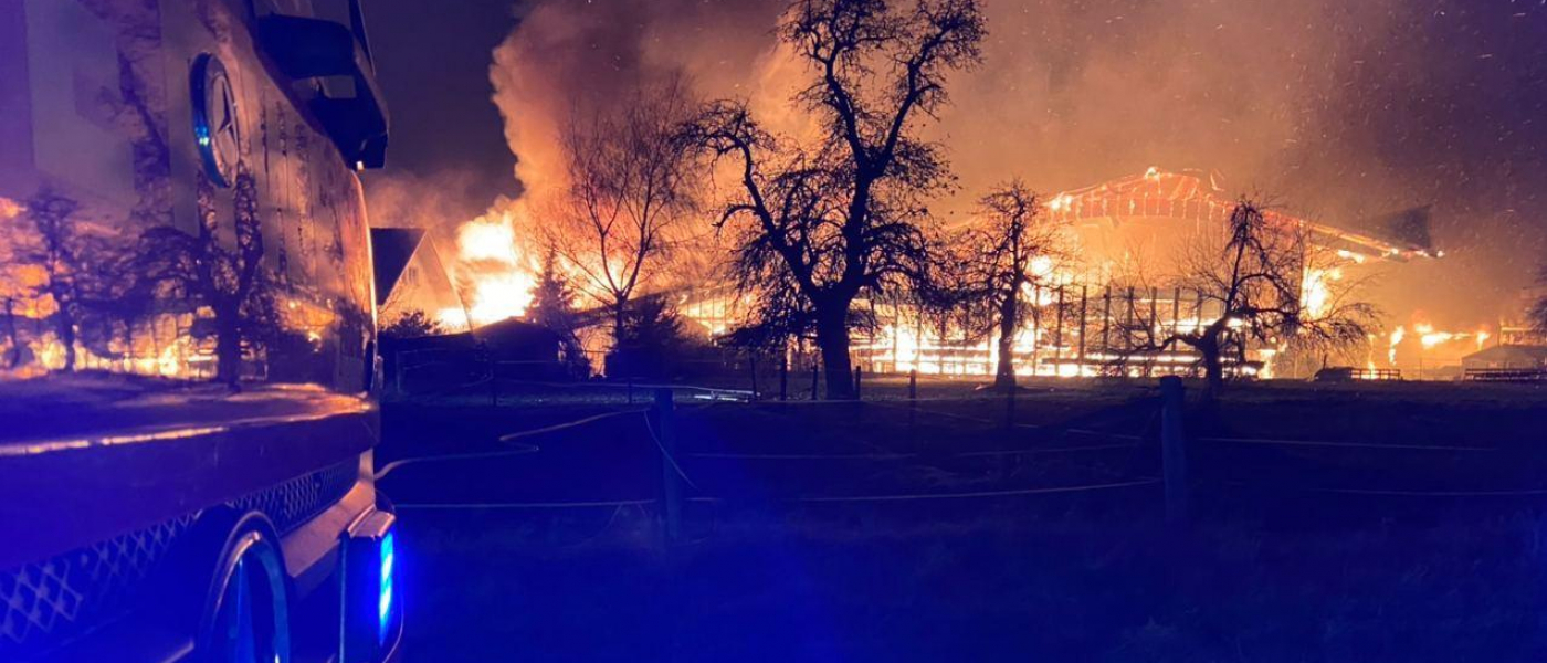 Überlandhilfe - Großbrand in Eichstegen