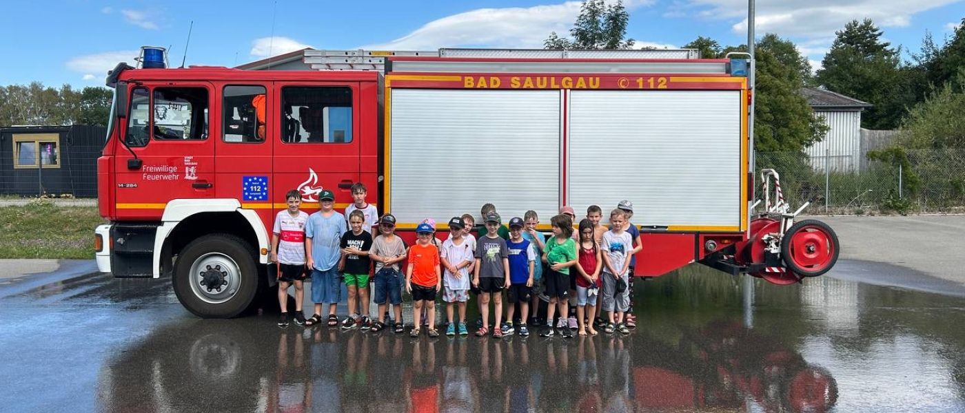 Kindersommer bei der Jugendfeuerwehr Bad Saulgau