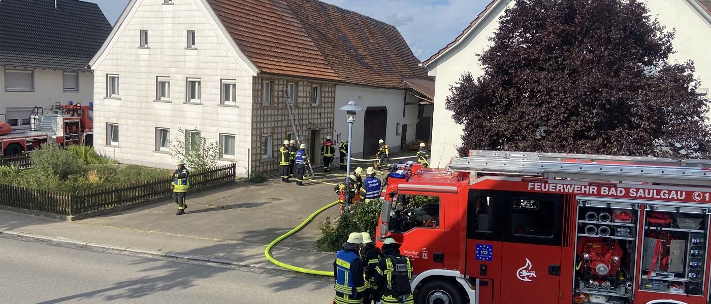 Jahreshauptübung in Moosheim